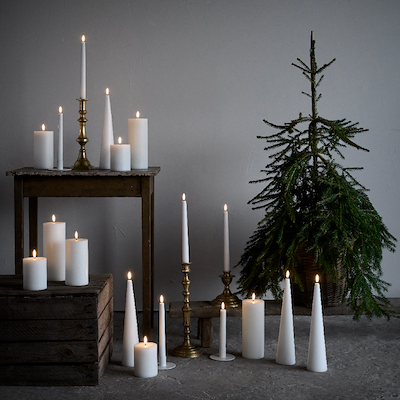 Uyuni Lighting LED bloklys hvid H20,3 cm