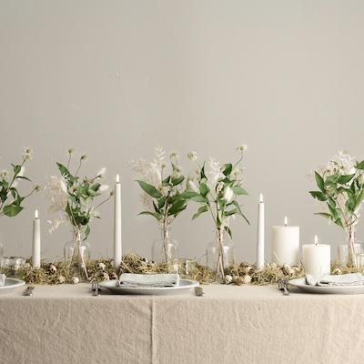 Uyuni Lighting LED bloklys hvid H15,2 cm D10,1 cm