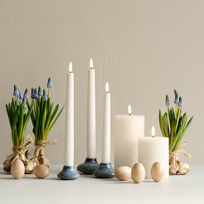 Uyuni Lighting LED bloklys hvid H20 cm D10,1 cm