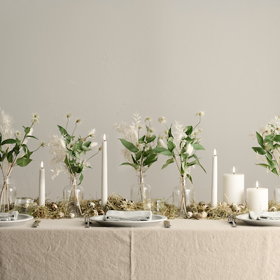 Uyuni Lighting LED bloklys hvid H20 cm D10,1 cm