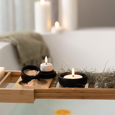 Uyuni Lighting LED fyrfadslys hvid H2 cm D6,1 cm