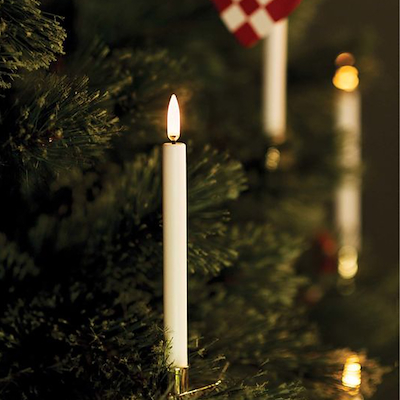 Uyuni Lighting LED mini kertelys 2 stk. hvid H13 cm