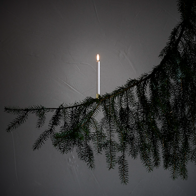 Uyuni Lighting LED mini kertelys 2 stk. hvid H13 cm