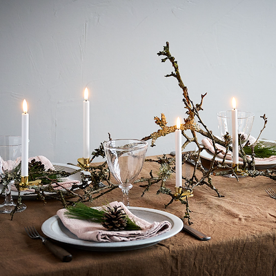 Uyuni Lighting LED mini kertelys 2 stk. hvid H13 cm