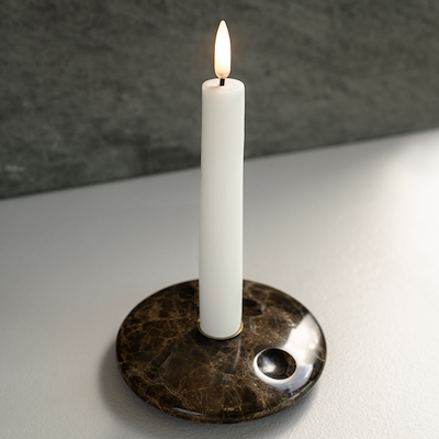 Uyuni Lighting LED stagelys 2 stk. hvid H 15 cm