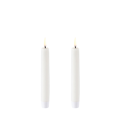 Uyuni Lighting LED stagelys 2 stk. hvid H15 cm