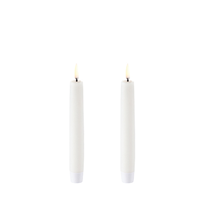 Uyuni Lighting LED stagelys 2 stk. hvid H 15 cm