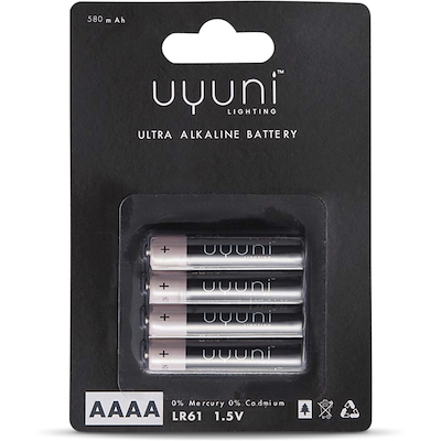 Uyuni Lighting Ultra alkaline AAAA batteri LR61 1,5V 4 stk.