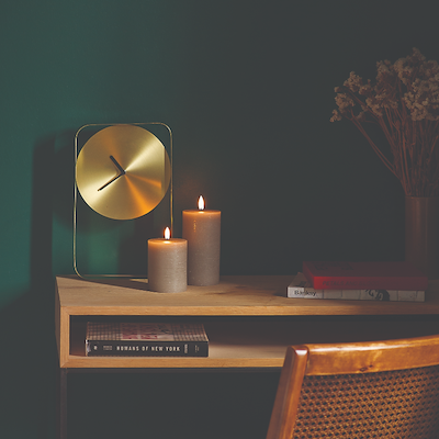 Uyuni Lighting LED bloklys Ø 7,8 x H 15 cm sandstone