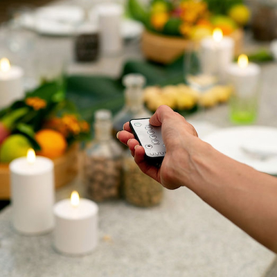 Uyuni Lighting Outdoor LED bloklys hvid H17,8 cm D7,8 cm