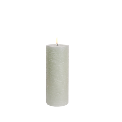 Uyuni Lighting LED bloklys dusty green H20,3 cm