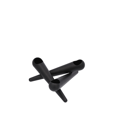 Uyuni Lighting Bonfire lysestage mat sort 14,5 cm