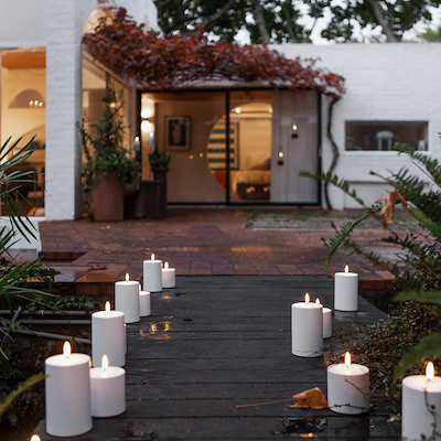 Uyuni Lighting Outdoor LED bloklys hvid H12,8 cm