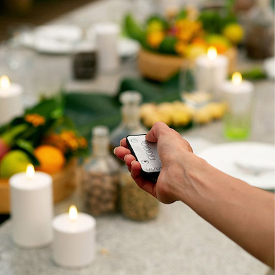 Uyuni Lighting Outdoor LED bloklys hvid H12,8 cm