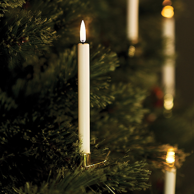 Uyuni Lighting clips guld til juletræslys 6 stk. H13 cm