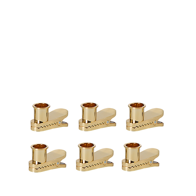 Uyuni Lighting clips guld til juletræslys 6 stk. H13 cm