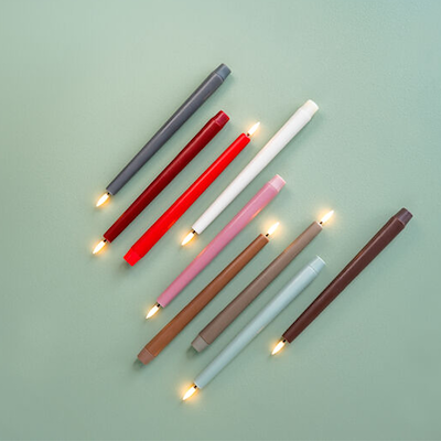 Uyuni Lighting LED stagelys 2 stk. sandstone H 25 cm