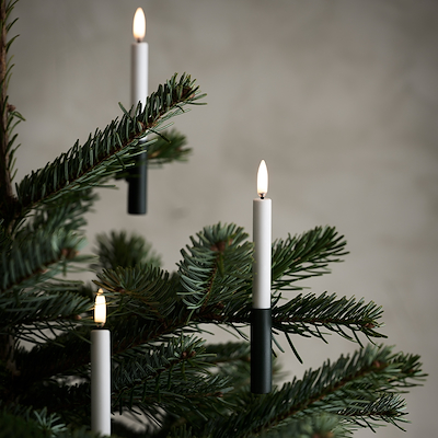 Uyuni Lighting clips grøn til juletræslys 6 stk. H13 cm