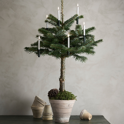 Uyuni Lighting clips grøn til juletræslys 6 stk. H13 cm