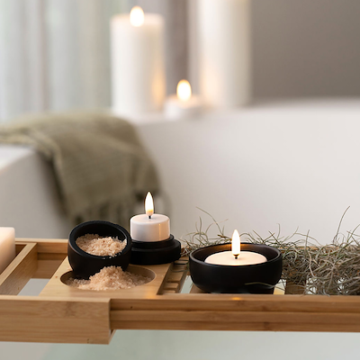 Uyuni Lighting LED fyrfadslys hvid H2,5 cm