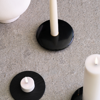 Uyuni Lighting LED fyrfadslys hvid H2,5 cm