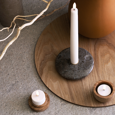 Uyuni Lighting LED fyrfadslys hvid H2,5 cm