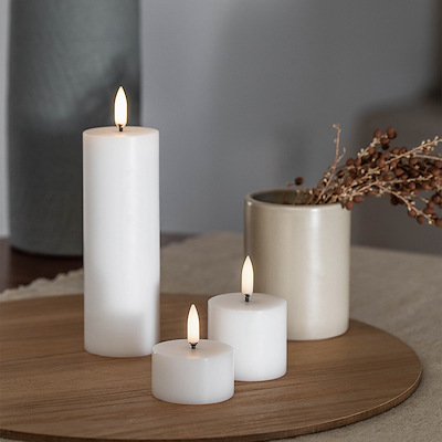 Uyuni Lighting LED bloklys hvid H14,5 cm