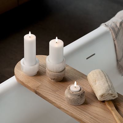 Uyuni Lighting LED bloklys hvid H14,5 cm