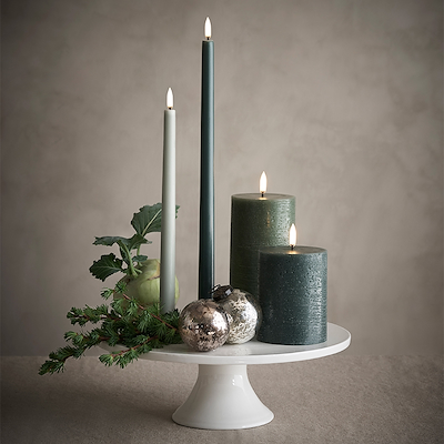 Uyuni Lighting LED bloklys oliven H20,3 cm