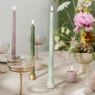 Uyuni Lighting lyseholder mat messing 2-pk 3,25x2