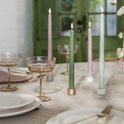 Uyuni Lighting lyseholder mat messing 2-pk 3,25x2