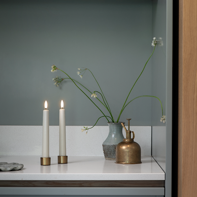 Uyuni Lighting lyseholder mat messing 2 stk.