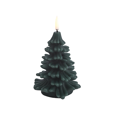 UYUNI LED juletræ mørkegrøn H15 cm