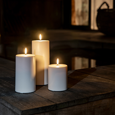 Uyuni Lighting Outdoor LED bloklys outdoor hvid H10 cm