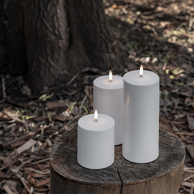 Uyuni Lighting Outdoor LED bloklys outdoor hvid H15 cm