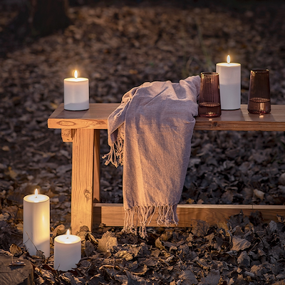 Uyuni Lighting Outdoor LED bloklys outdoor hvid H15 cm