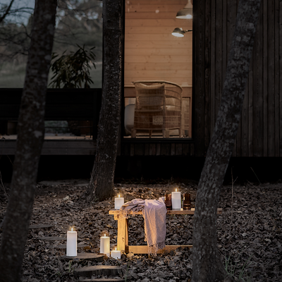 Uyuni Lighting Outdoor LED bloklys outdoor hvid H20 cm Ø8,4 cm