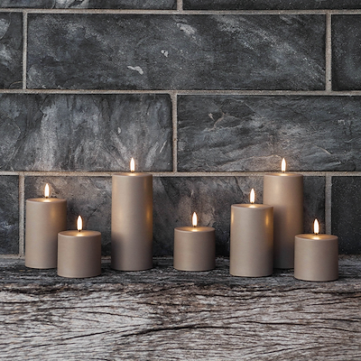 Uyuni Lighting Outdoor LED bloklys outdoor sandstoneH15 cm