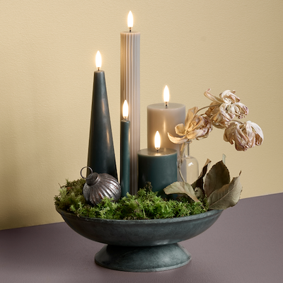 Uyuni Lighting LED bloklys sand glat H15,2 cm