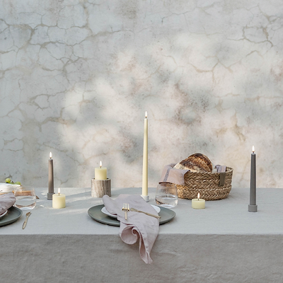 Uyuni Lighting LED stagelys 2 stk. sand H20,5 cm