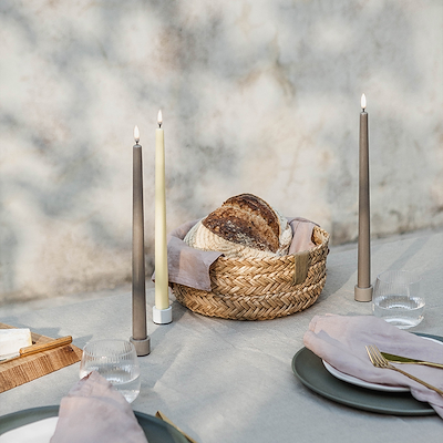 Uyuni Lighting LED stagelys 2 stk. sand H32 cm