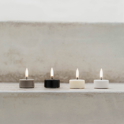 Uyuni Lighting LED fyrfadslys hvid H4 cm