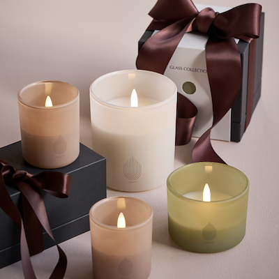 Uyuni Lighting LED glas lys vanilla H10,2 cm