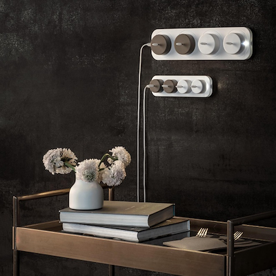 Uyuni Lighting LED maxi fyrfadslys hvid Ø 6 cm 2 stk.