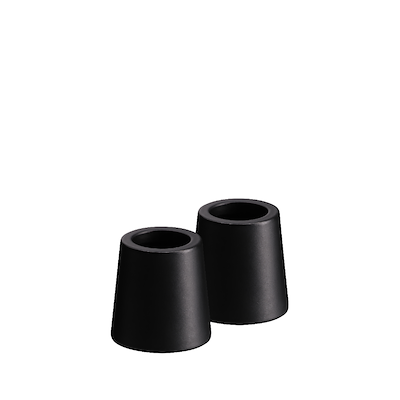 Uyuni Lighting lysestage mini taper mat sort 2 stk. H 2,3 cm