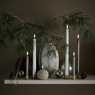 Uyuni Lighting lysestage mini taper messing 2 stk. H2,3 cm