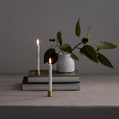 Uyuni Lighting lysestage mini taper messing 2 stk. H2,3 cm