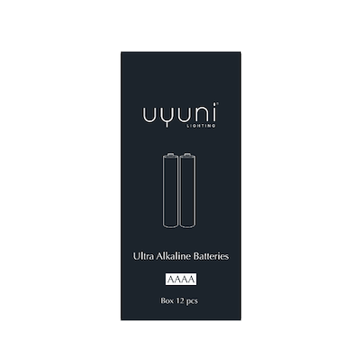 Uyuni Ligthing Ultra alkaline AAAA batteri 1,5V 12 stk.