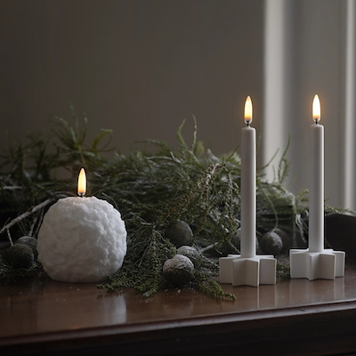 Uyuni Lighting LED kuglelys hvid Ø 8 cm