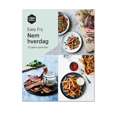 OBH Nordica Easy Fry - nem hverdag opskriftshæfte